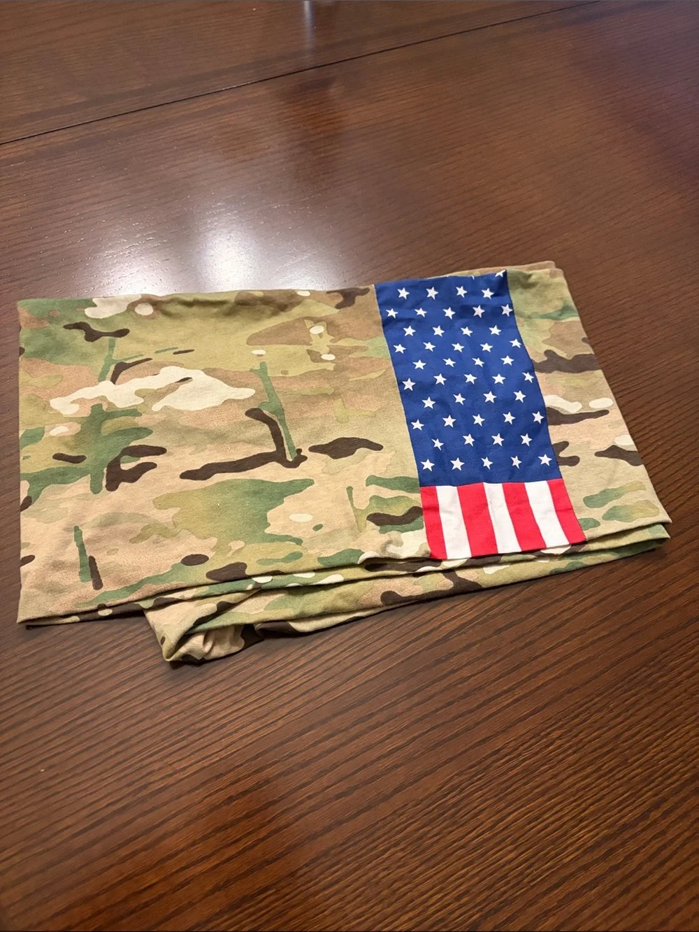 Camo Tactical American Flag scarf